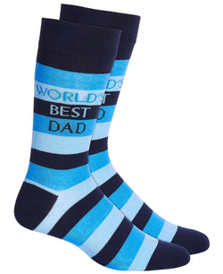 Club Room World Best Dad Crew Socks thumbnail 1