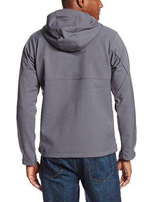 Columbia Ascender Hooded Softshell Jacket (Graphite) Coat gray