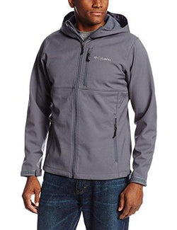 Columbia Ascender Hooded Softshell Jacket (Graphite) Coat gray thumbnail 2