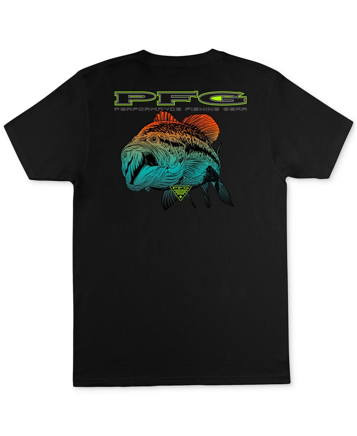 Columbia Bristo Pfg Bass Graphic T - Shirt - Black