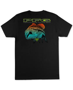 Columbia Bristo Pfg Bass Graphic T - Shirt - Black thumbnail 1