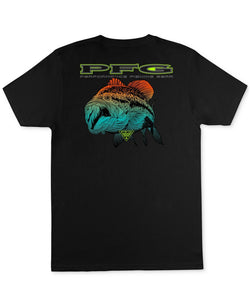 Columbia Bristo Pfg Bass Graphic T - Shirt - Black thumbnail 1