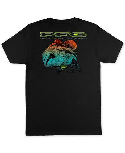 Columbia Bristo Pfg Bass Graphic T - Shirt - Black
