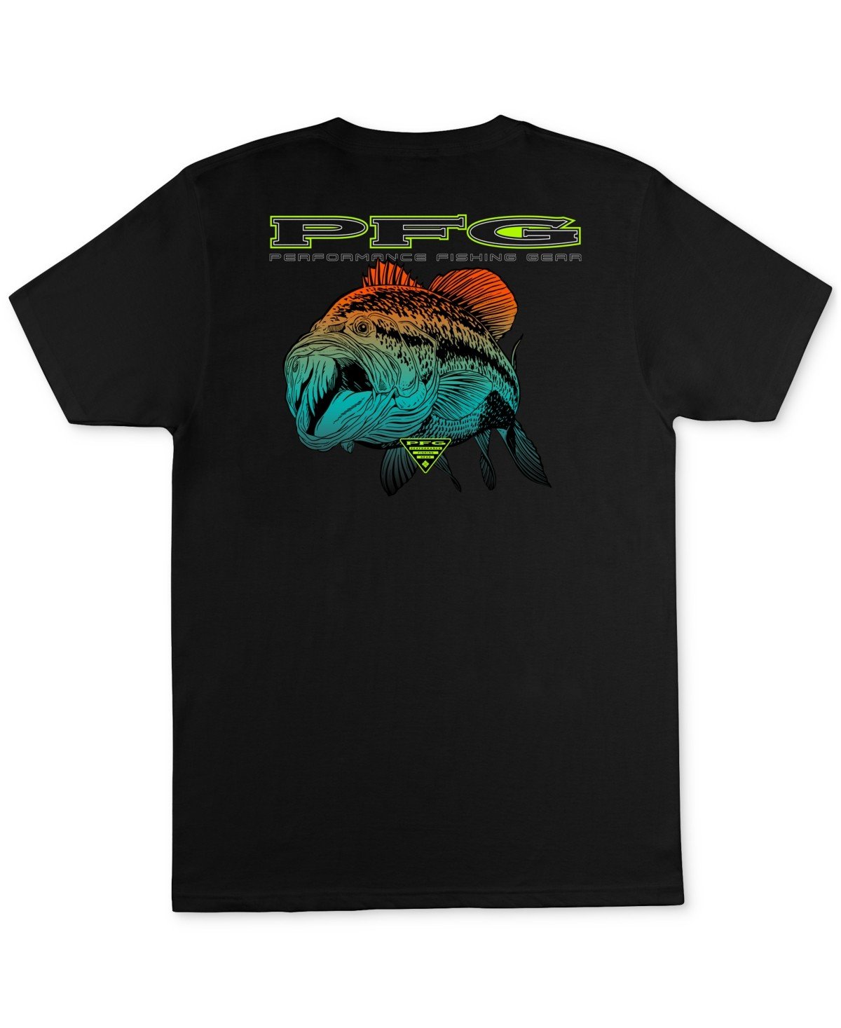 Columbia Bristo Pfg Bass Graphic T - Shirt - Black