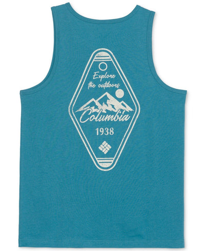 Columbia Explore the Outdoors Graphic Tank Top - Canyon Blue