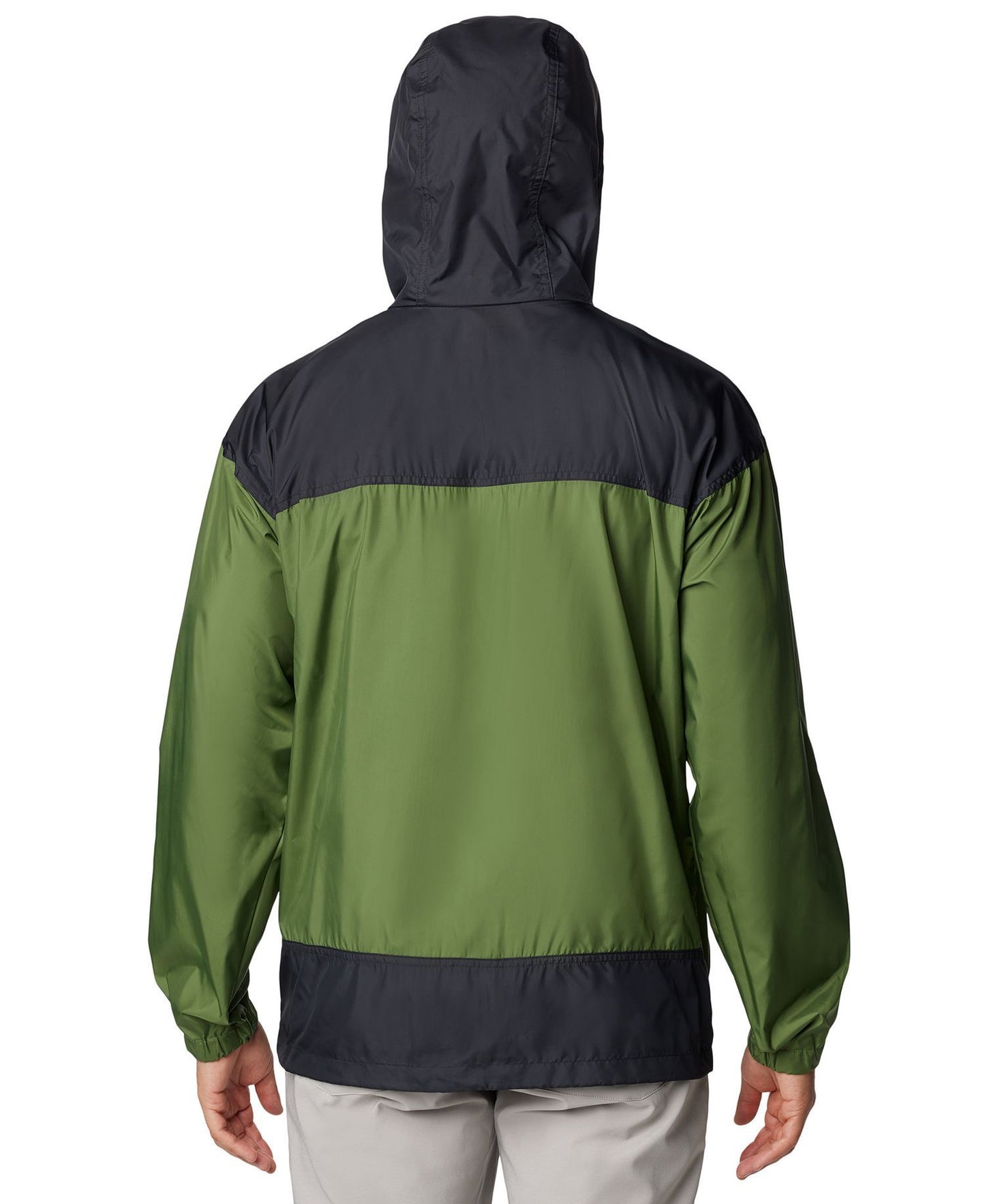 Columbia Flash Challenger™ Colorblocked Packable Full-Zip Hooded Windbreaker