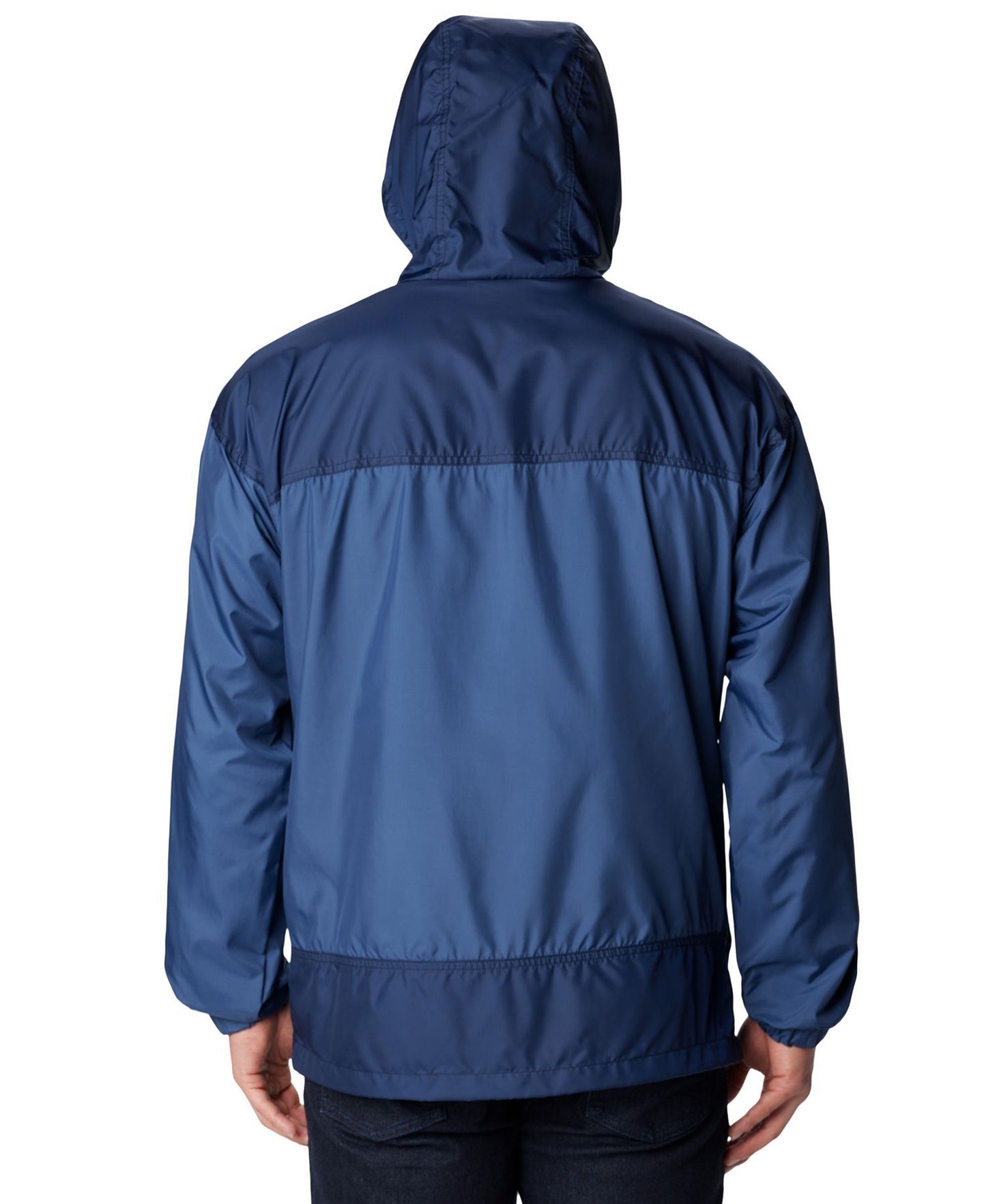 Columbia Flash Challenger™ Colorblocked Packable Full-Zip Hooded Windbreaker