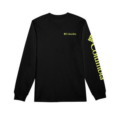 Columbia Fundamentals Graphic Long Sleeve T - shirt - Black Bright Aqua black,bright aqua