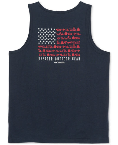 Columbia Logo Flag Graphic Tank Top