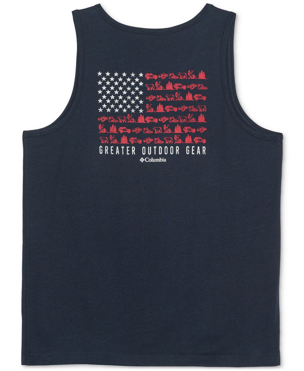 Columbia Logo Flag Graphic Tank Top