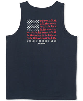 Columbia Logo Flag Graphic Tank Top