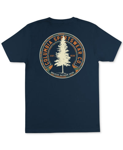 Columbia Logo Graphic T - Shirt - Navy columbia navy