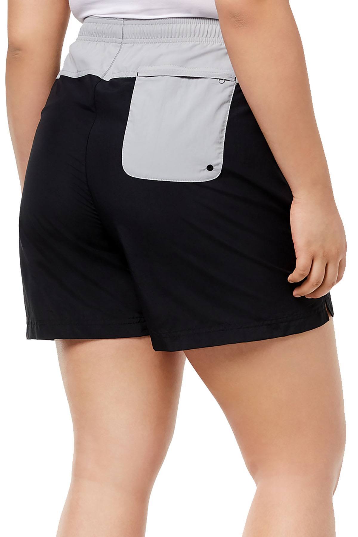 Columbia PLUS Black/Charcoal Sandy River Color-Blocked Short