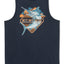 Columbia Performance Fishing Gear Logo Graphic Tank Top - Navy columbia navy