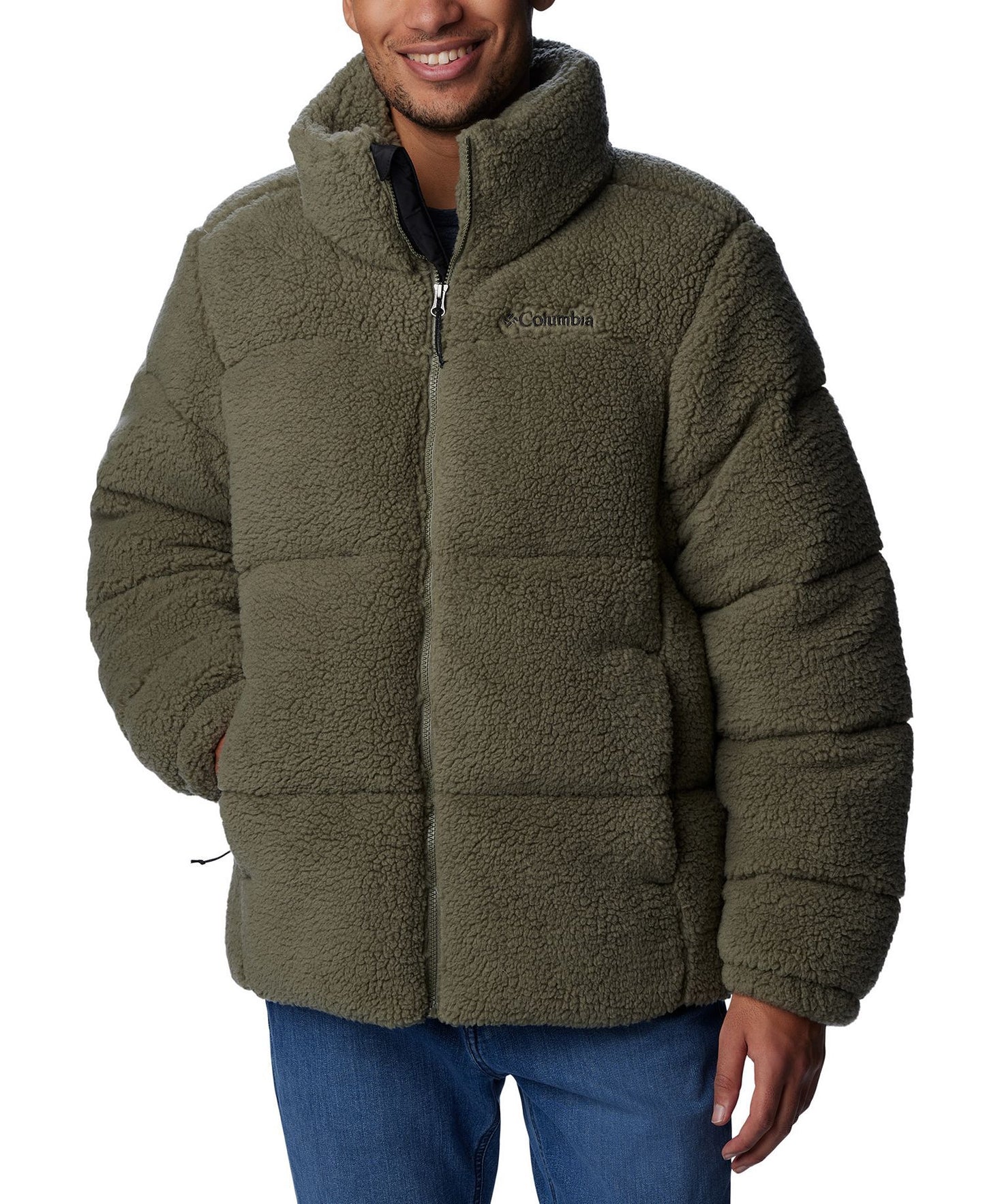 Columbia Puffect Logo Sherpa Jacket