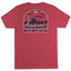 Columbia Regular Fit Short Sleeve Graphic T - Shirt Shirt Red Solid