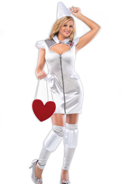 Coquette Silver Sin in Tin Costume