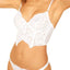 Cosabella White Magnolia Longline Lace Underwire Bralette