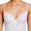 Cosabella White Magnolia Longline Lace Underwire Bralette