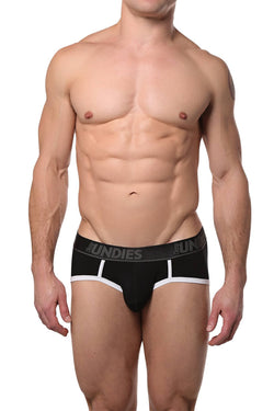 DAMAGED! CheapUndies Black Touch Brief thumbnail 1