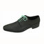 DIBI Bright Green, Blue, & White Dress Shoelaces w/ Silver Aglets