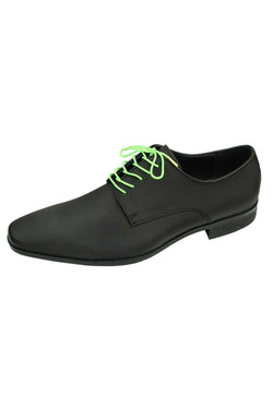 DIBI Bright-Green Polkadot Dress Shoelaces w/ Gold Aglets thumbnail 3