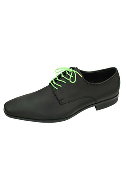 DIBI Bright-Green Polkadot Dress Shoelaces w/ Gold Aglets thumbnail 3