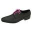 DIBI Bright-Pink Dress Shoelaces w/ Silver Aglets