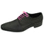 DIBI Bright-Pink Polkadot Dress Shoelaces w/ Gold Aglets