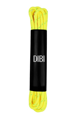DIBI Bright-Yellow Polkadot Dress Shoelaces w/ Gold Aglets thumbnail 1