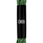 DIBI Green Polkadot Dress Shoelaces w/ Gold Aglets