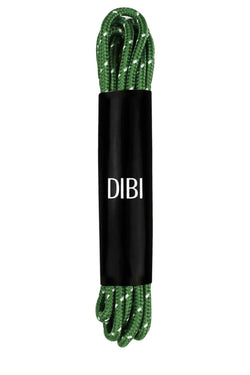 DIBI Green Polkadot Dress Shoelaces w/ Gold Aglets thumbnail 1