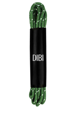 DIBI Green Polkadot Dress Shoelaces w/ Gold Aglets thumbnail 1