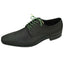 DIBI Green Polkadot Dress Shoelaces w/ Gold Aglets