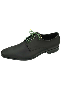 DIBI Green Polkadot Dress Shoelaces w/ Gold Aglets thumbnail 3
