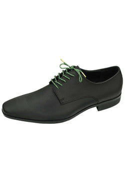 DIBI Green Polkadot Dress Shoelaces w/ Gold Aglets thumbnail 3
