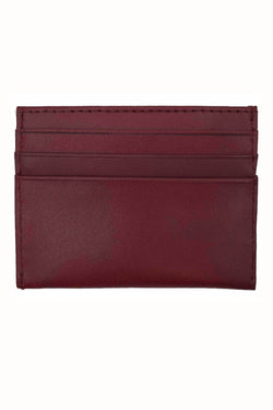 DIBI Plum Slim Leather Wallet thumbnail 3