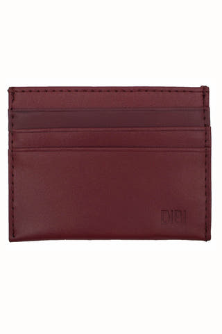 DIBI Plum Slim Leather Wallet