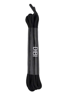 DIBI Solid-Black Dress Shoelaces w/ Black Aglets thumbnail 1