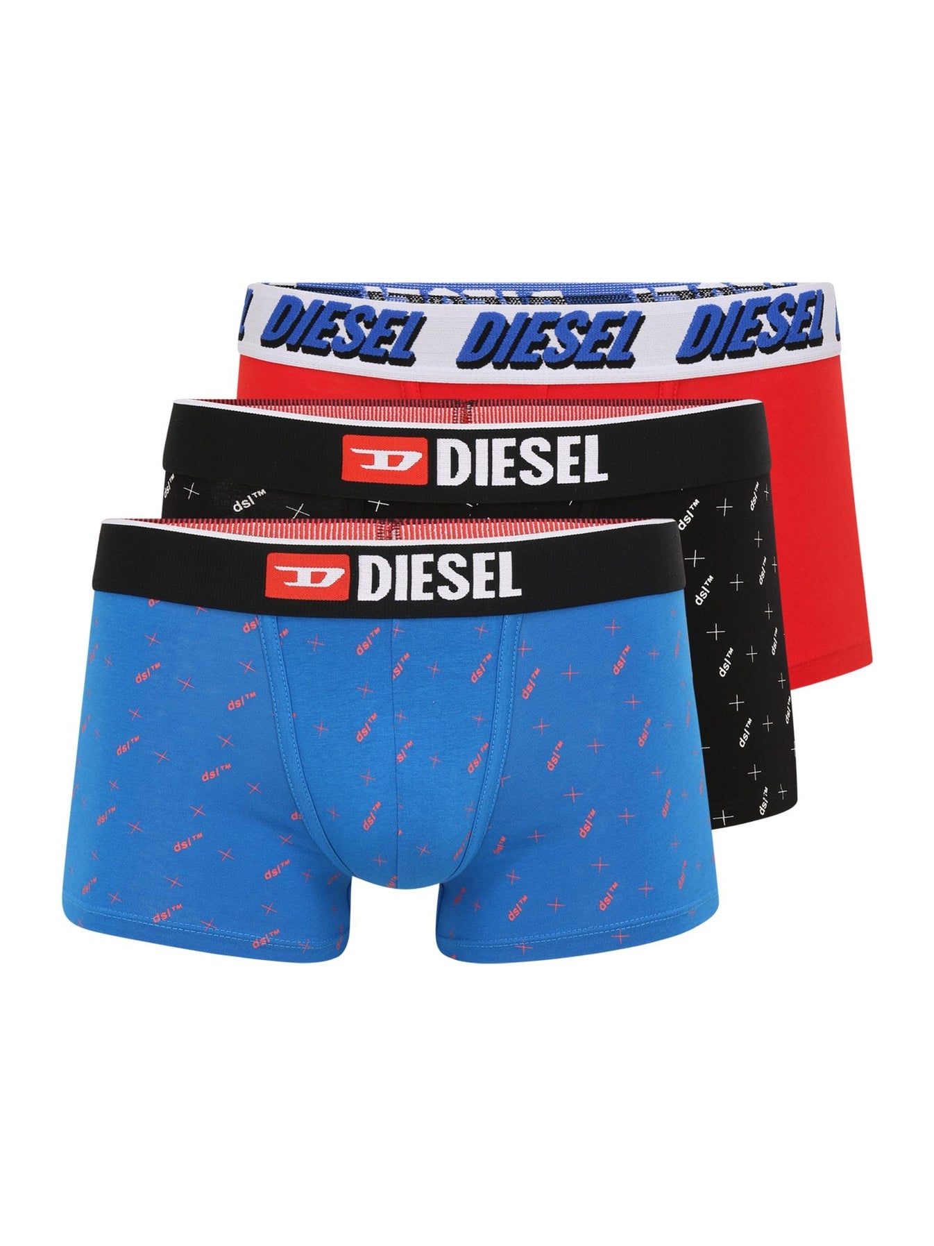 Diesel UMBX-DAMIEN 3 PACK - Onderbroeken - black/Zwart Diesel UMBX-DAMIEN 3 PACK - Onderbroeken - black/Zwart