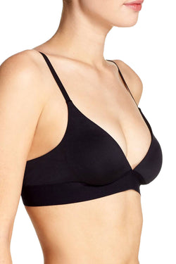 DKNY Black Convertible Classic Cotton Bralette thumbnail 2