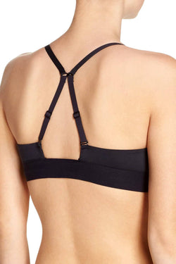 DKNY Black Convertible Classic Cotton Bralette thumbnail 4