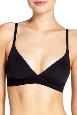 DKNY Black Convertible Classic Cotton Bralette thumbnail 1