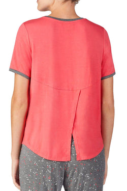 DKNY Pink/Grey Short Sleeve Pajama Top thumbnail 2