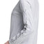 DKNY Sport Pearl Grey Heather Long Lace-Up Sleeves Modal T-Shirt
