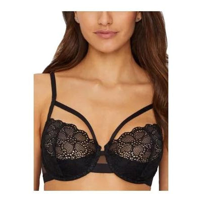 DKNY Womens Superior Lace Half Cup Demi Bra Style-DK4501 Black