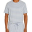 Daniel Buchler Striped Lounge Tee Blue