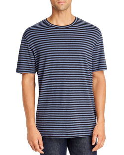 Daniel Buchler Striped Tee Navy Stripe thumbnail 1
