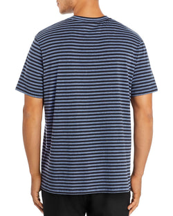 Daniel Buchler Striped Tee Navy Stripe thumbnail 4