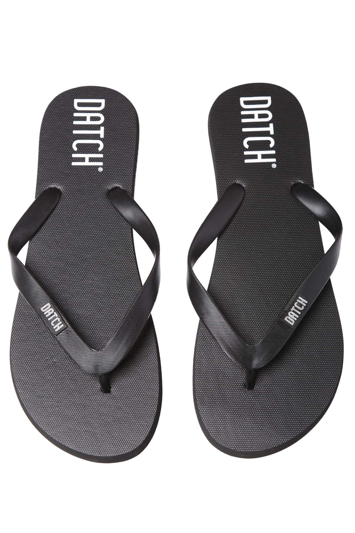 Datch Black Flip Flops | CheapUndies